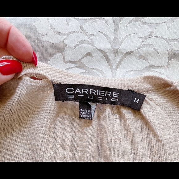 Carriere Studio Beautiful Lightweight Beige Wrap - Picture 12 of 14